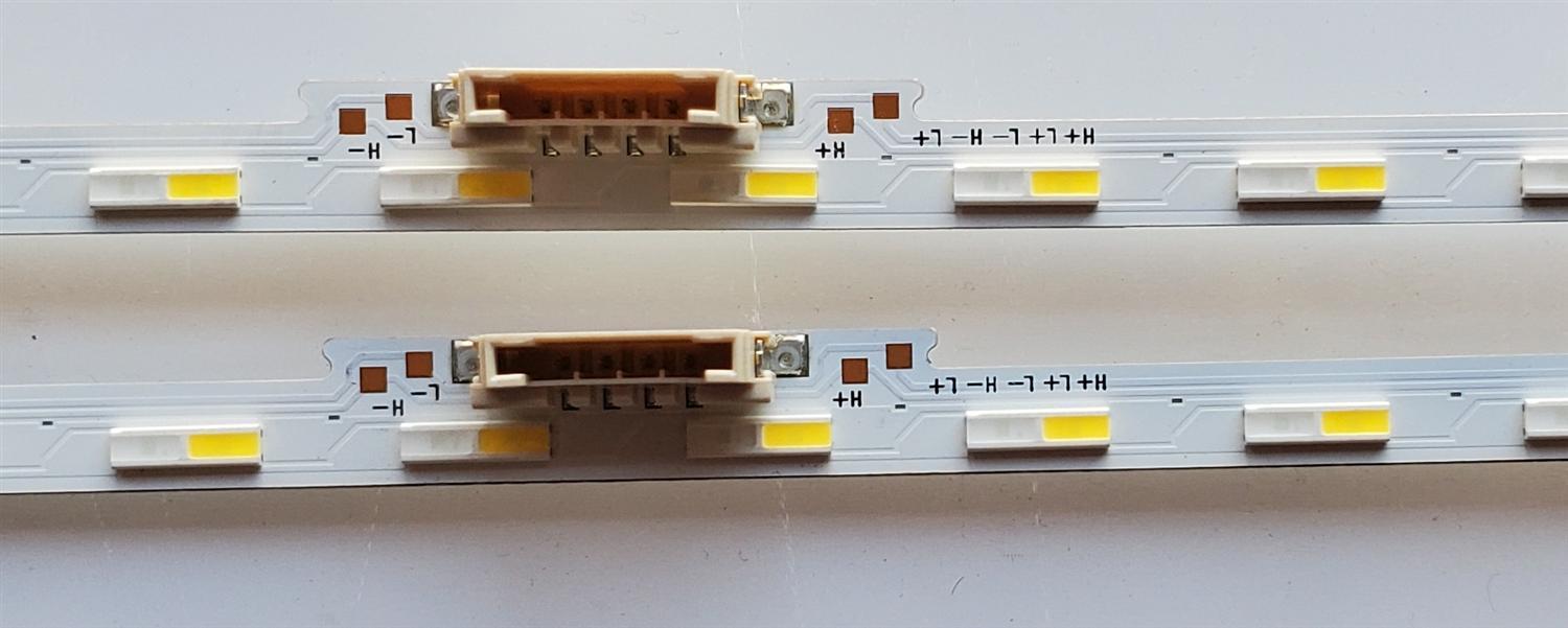KIT DE LED'S PARA TV SAMSUNG ((2 PIEZAS)) NUMERO DE PARTE LM41-01098A / L1_Q60B_E0 WBM_S40(1)_R1.0 V9F_100 LM41-01098A / WBM_S40(1)_R1.0 / V9F_100 / MODELOS QN50Q60BA / QN50LS03B / QN50Q60C / HG50Q60B / QN50LS03BD / QN50Q60BD  - Imagen 3